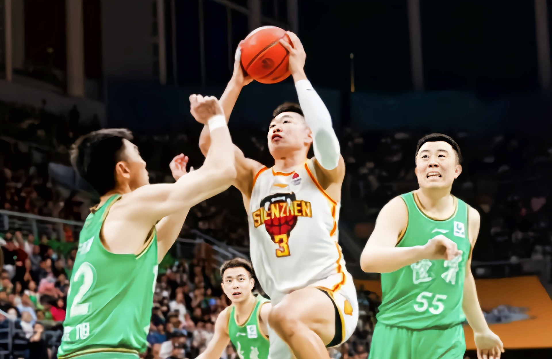 浙江队鏖战吉林队,赵继伟状态火热 浙江队鏖战吉林队,赵继伟状态火热