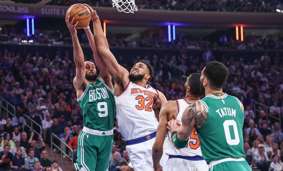 尼克斯鏖战猛龙，塔图姆点燃赛场